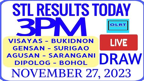 stl bukidnon result today 3pm